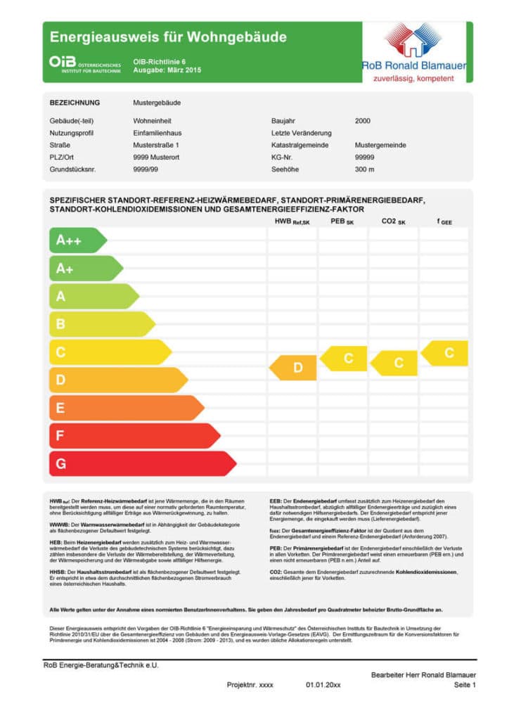 Energieausweis